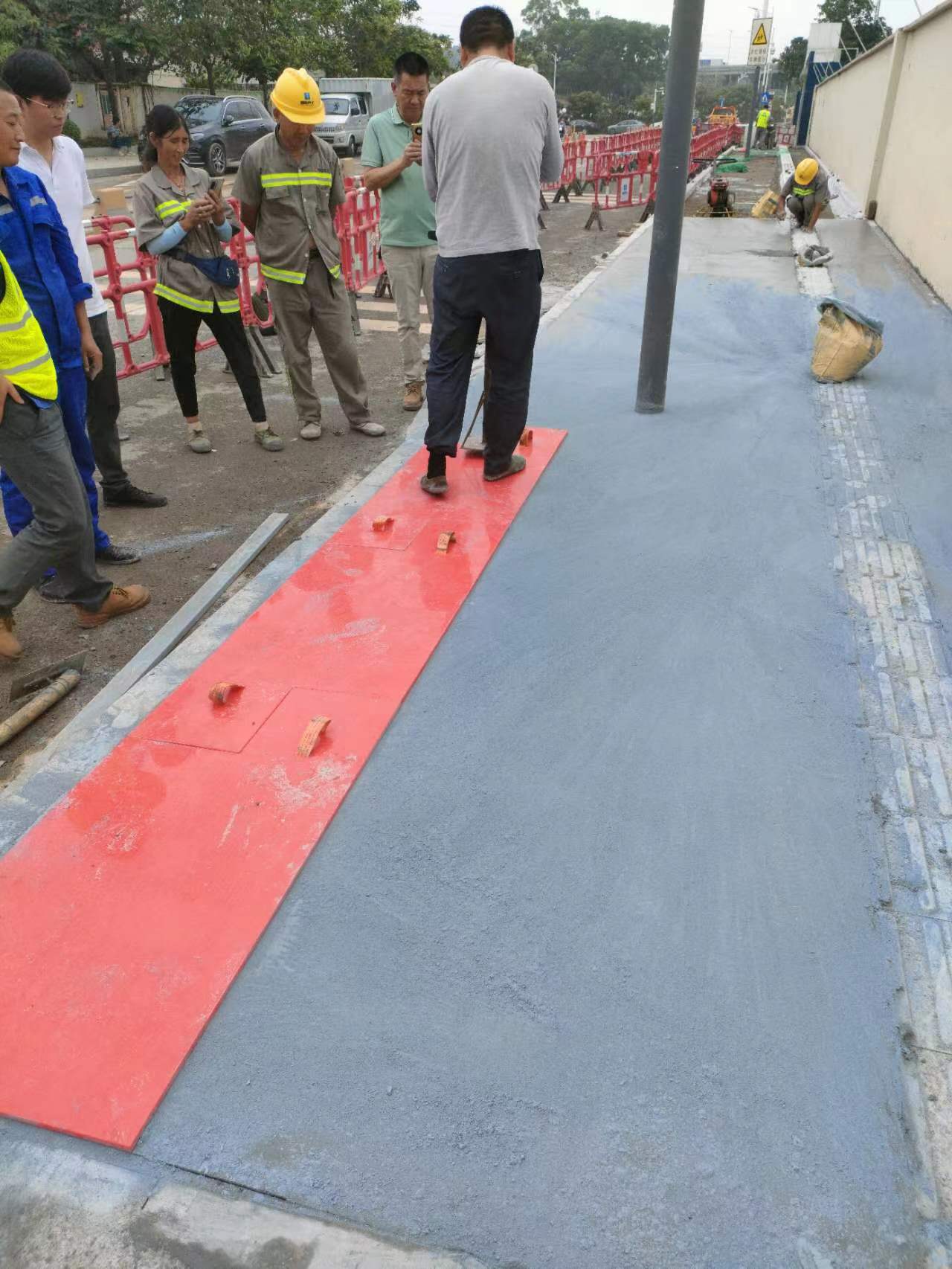 透水壓花地坪 透水壓花地坪