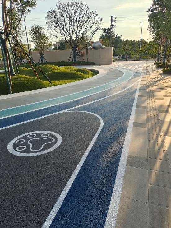 彩色冷拌瀝青路面 彩色冷拌瀝青路面