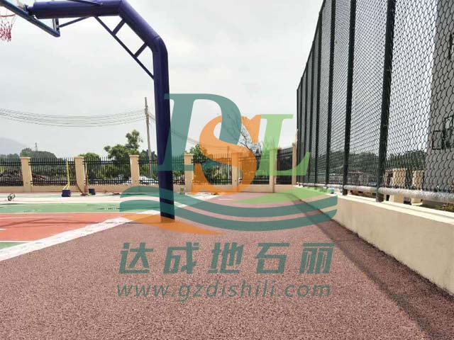 透水膠粘石路面 透水膠粘石路面