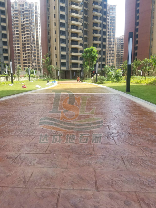 混凝土壓花地坪 混凝土壓花地坪