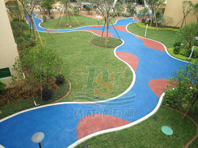 彩色透水地坪 彩色透水地坪