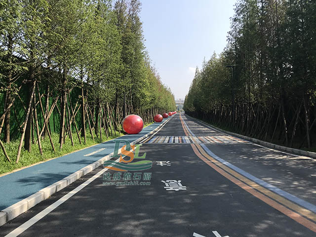 惠州星河榮域彩色透水地坪案例 惠州星河榮域彩色透水地坪案例