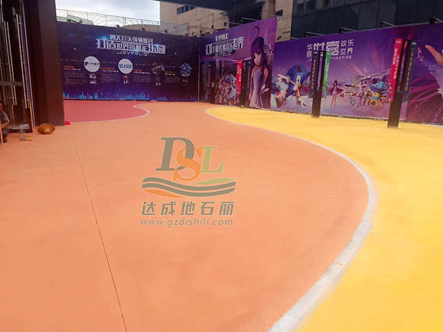 藝術(shù)彩繪石地坪 藝術(shù)彩繪石地坪