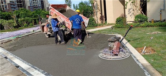 惠州中洲天御五期透水混凝土項目 惠州中洲天御五期透水混凝土項目