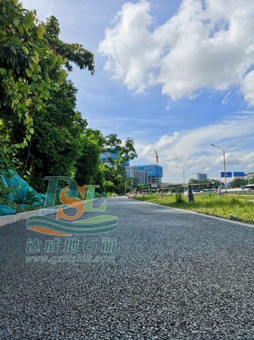 深圳沙河西路透水地坪項目 深圳沙河西路透水地坪項目