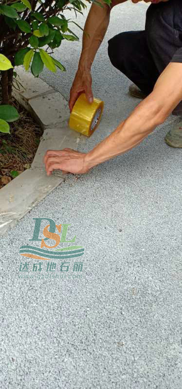 深圳沙河西路透水地坪項目 深圳沙河西路透水地坪項目