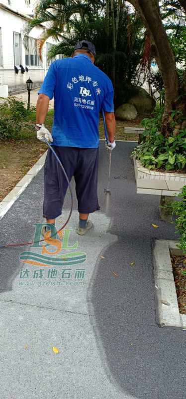 深圳沙河西路透水地坪項目 深圳沙河西路透水地坪項目