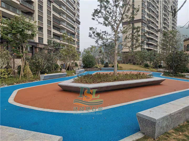 惠州維拉莊園彩色透水混凝土 惠州維拉莊園彩色透水混凝土