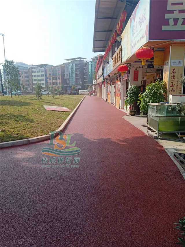 東莞萬江銀龍路透水地坪 東莞萬江銀龍路透水地坪