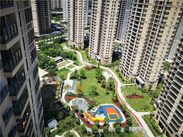 保利碧桂園中濱花園D彩色透水瀝青 EPDM項目 保利碧桂園中濱花園D彩色透水瀝青 EPDM項目