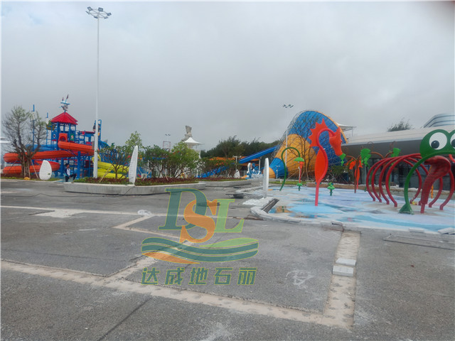 汕頭黃金海岸水上樂園透水混凝土項(xiàng)目 汕頭黃金海岸水上樂園透水混凝土項(xiàng)目