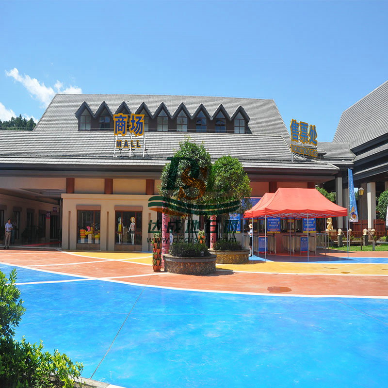 江西天沐夢(mèng)幻水城彩繪石項(xiàng)目