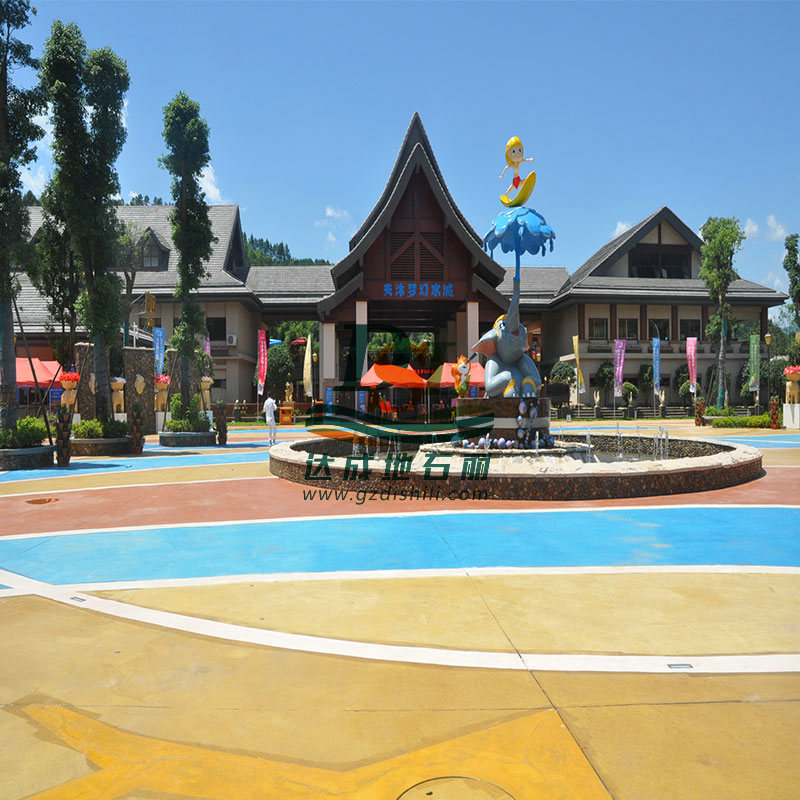 江西天沐夢(mèng)幻水城彩繪石項(xiàng)目